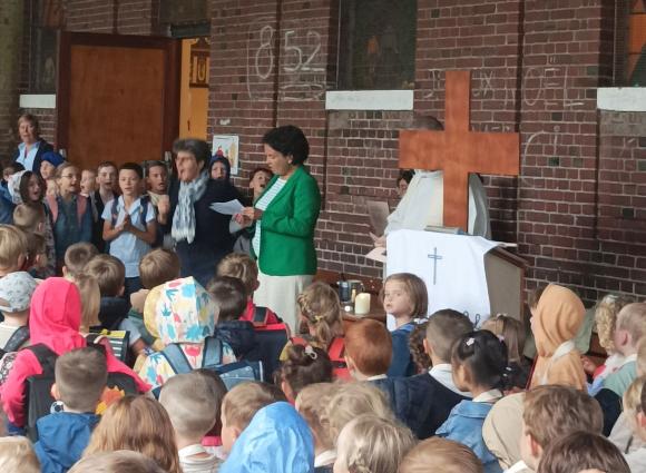 Bénédiction des cartables - École Saint-Michel