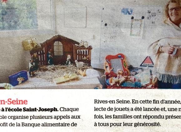 Jouets pour la banque alimentaire-Noël - École Saint Joseph