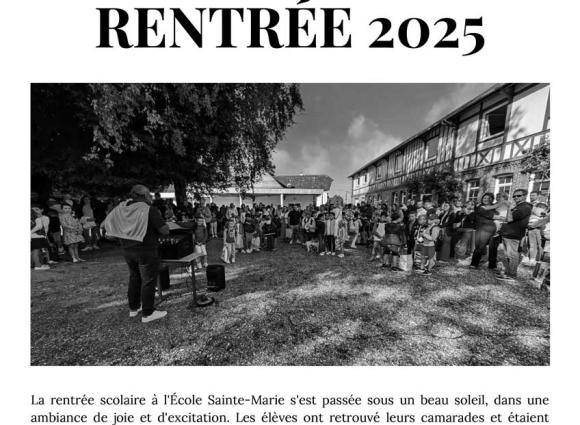 Journal de l'école Sainte-Marie