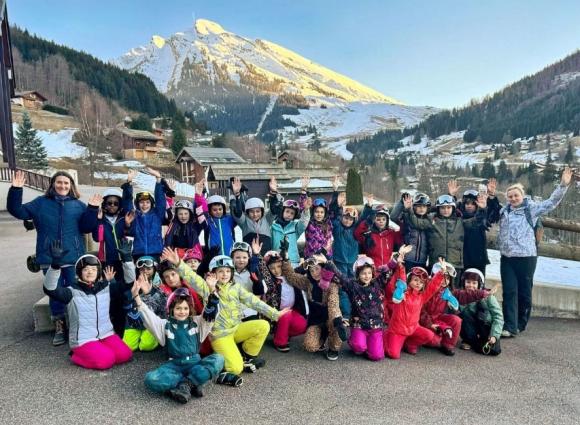 Classe de neige à la Clusaz